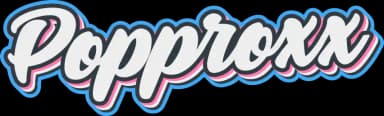 Popproxx brand logo in stylized cursive font.