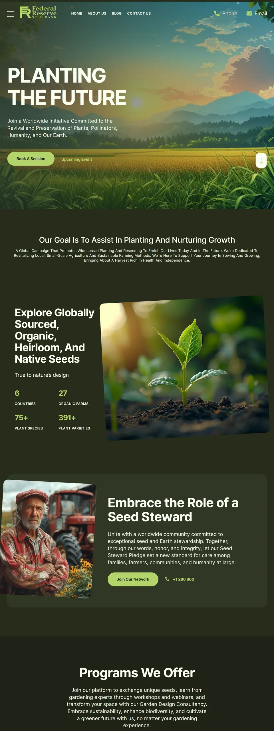 Federal Reserve Seed homepage.
