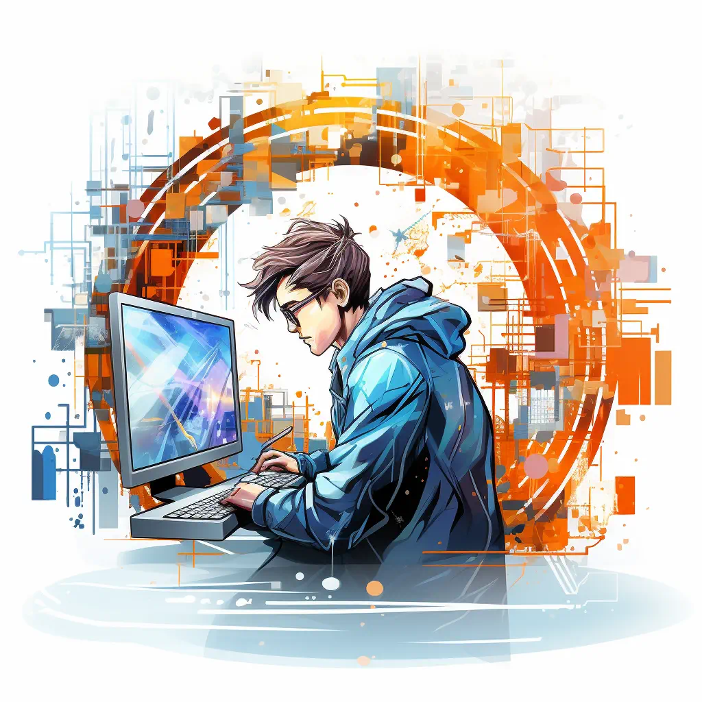 Illustration of website upgrades and service enhancements