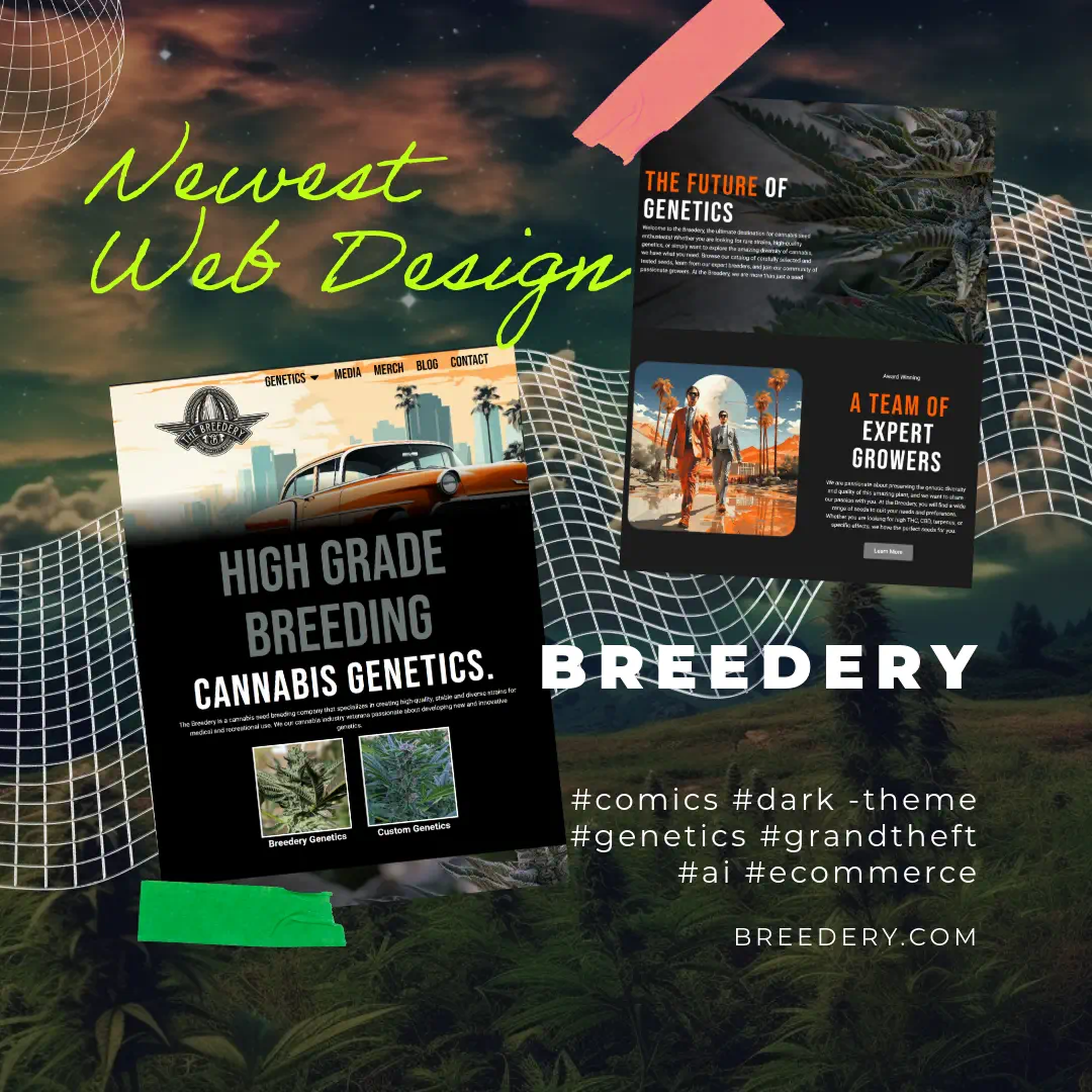 Newest web design by Breedery
