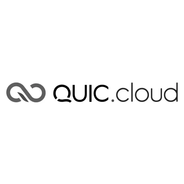 Quic Cloud logo with infinity symbol
