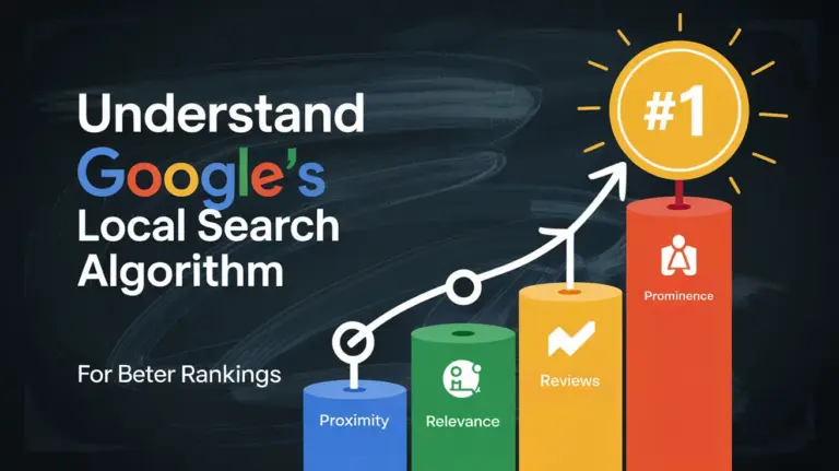 Understanding Google's local search algorithm diagram.