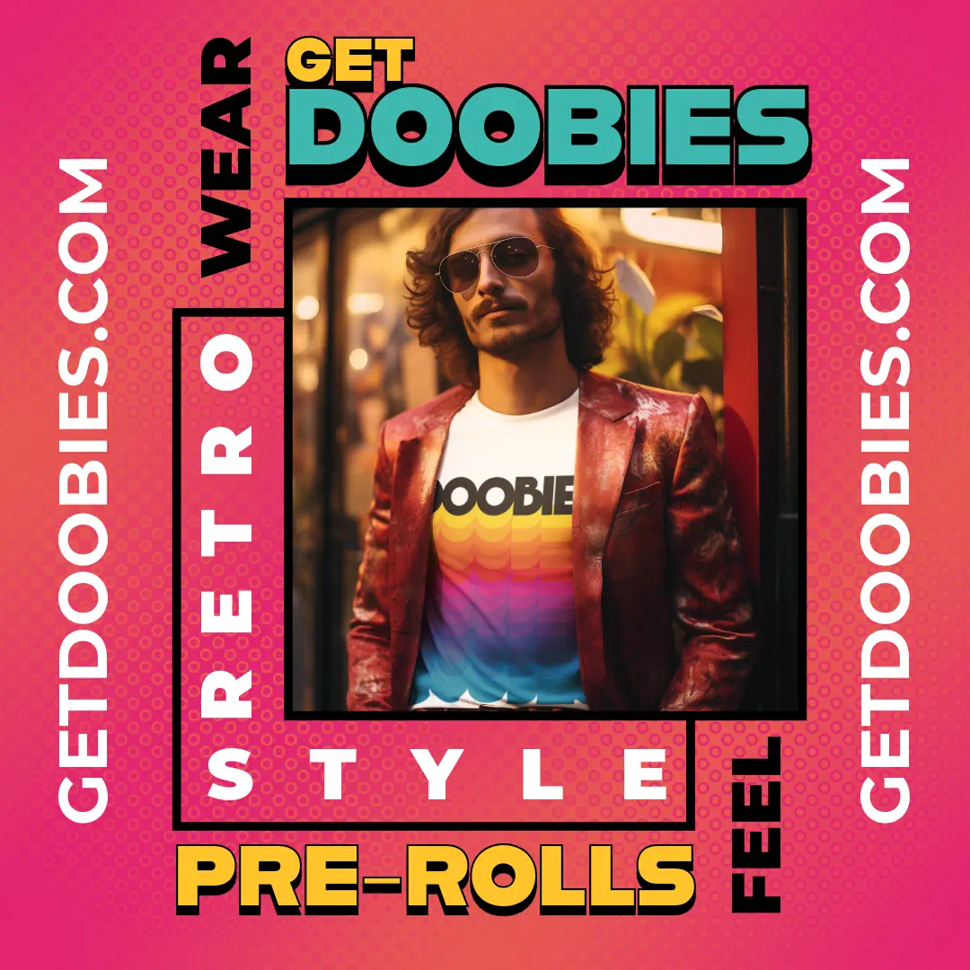 Retro style pre-rolls by Get Doobies